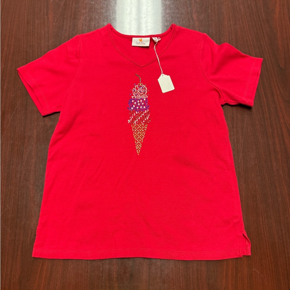 The Quacker factory, Independence Day sparkle, ice cream cone size medium